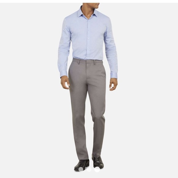 KENNETH COLE REACTION HEATHER GAB SLIM FIT PANTS - Picture 3 of 3